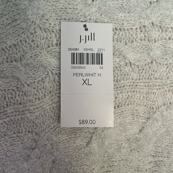 NWT xl J Jill sweater - Picture 6 of 9